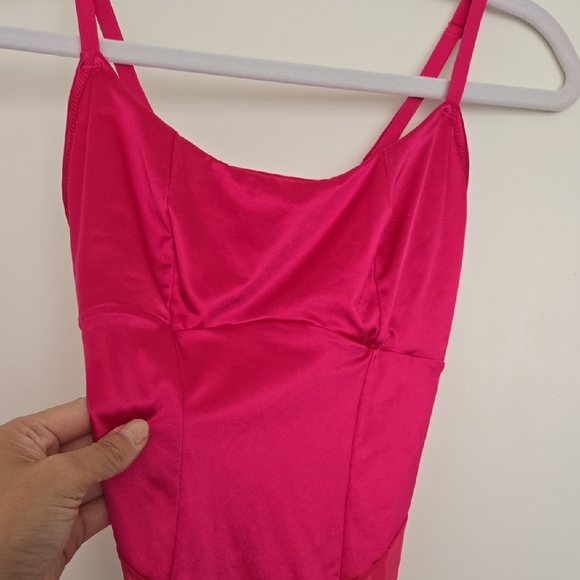 Vibrant Pink One-Piece Swimsuit - Picture 3 of 9